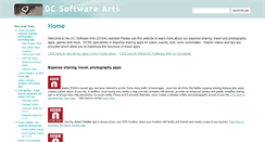 Desktop Screenshot of dcsoftwarearts.com