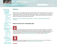 Tablet Screenshot of dcsoftwarearts.com